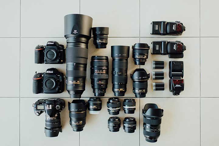 Be prepared to carry a lot more when buying a camera